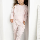Ava French Terry Set - Pink