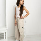 Ava Detailed Tank - Pink