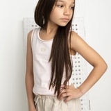 Ava Detailed Tank - Pink