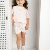 Ava French Terry Tee - Pink