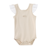 Casey Frill Bodysuit - Beige