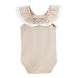 Casey Frill Bodysuit - Beige