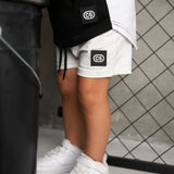 Beau Pocket Shorts - Light Grey Wash