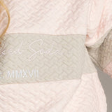 Bella Detailed Crew - Pink