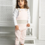 Bella Detailed Overalls - Pink