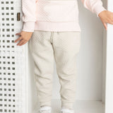 Bella Textured Trackpant - Grey Marle