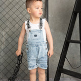 Billie Detailed Overall - Denim Blue