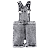 Billie Detailed Overall - Denim Grey