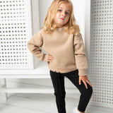 Vienna Cut Out Sleeve - Biscuit