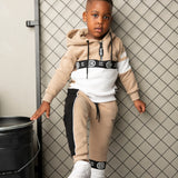 Albie Detailed Trackpants - Biscuit