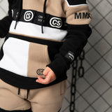 Albie Patch Hoodie - Biscuit