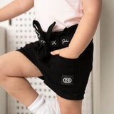 Brooke CS High Waisted Shorts - Black