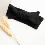 Winter Ribbed Headband - Black