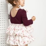 Blossom Ribbed Fleece Bodysuit Dress