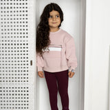 Blossom Front Pocket Crew - Grape