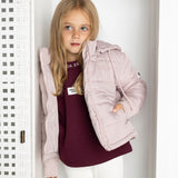 Blossom Puffer Jacket - Grape