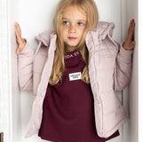 Blossom Puffer Jacket - Grape