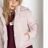 Blossom Puffer Jacket - Grape