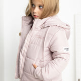 Blossom Puffer Jacket - Grape