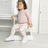 Blossom Grape Crew & Pant Print Set