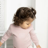 Blossom Grape Crew & Pant Print Set