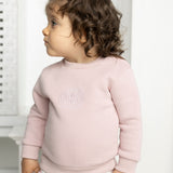Blossom Grape Crew & Pant Print Set