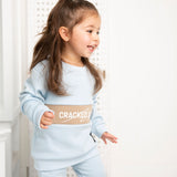 Vienna Detailed Crew Set - Powder Blue