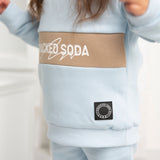 Vienna Detailed Crew Set - Powder Blue