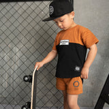 Brock Detailed Shorts - Cinnamon