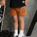 Brock Detailed Shorts - Cinnamon