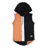 Brock Detailed Hooded Tank - Cinnamon