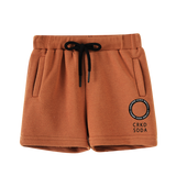 Brock Detailed Shorts - Cinnamon