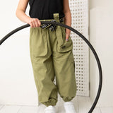 Brooklyn Casual Pants with Belt - Khaki