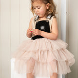 Brooke Pinafore Tutu - Black/Beige