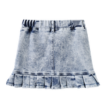 Brooke Detailed Denim Skirt - Blue