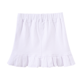 Brooke Detailed Denim Skirt - White