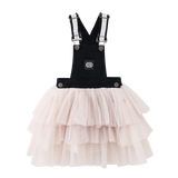 Brooke Pinafore Tutu - Black/Beige