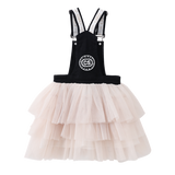 Brooke Pinafore Tutu - Black/Beige