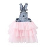 Brooke Pinafore Tutu - Blue/Pink