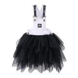 Brooke Pinafore Tutu - White/Black