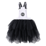 Brooke Pinafore Tutu - White/Black