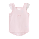 Casey Frill Top - Soft Pink