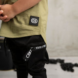 Tate Detailed Pocket Trackpants - Black