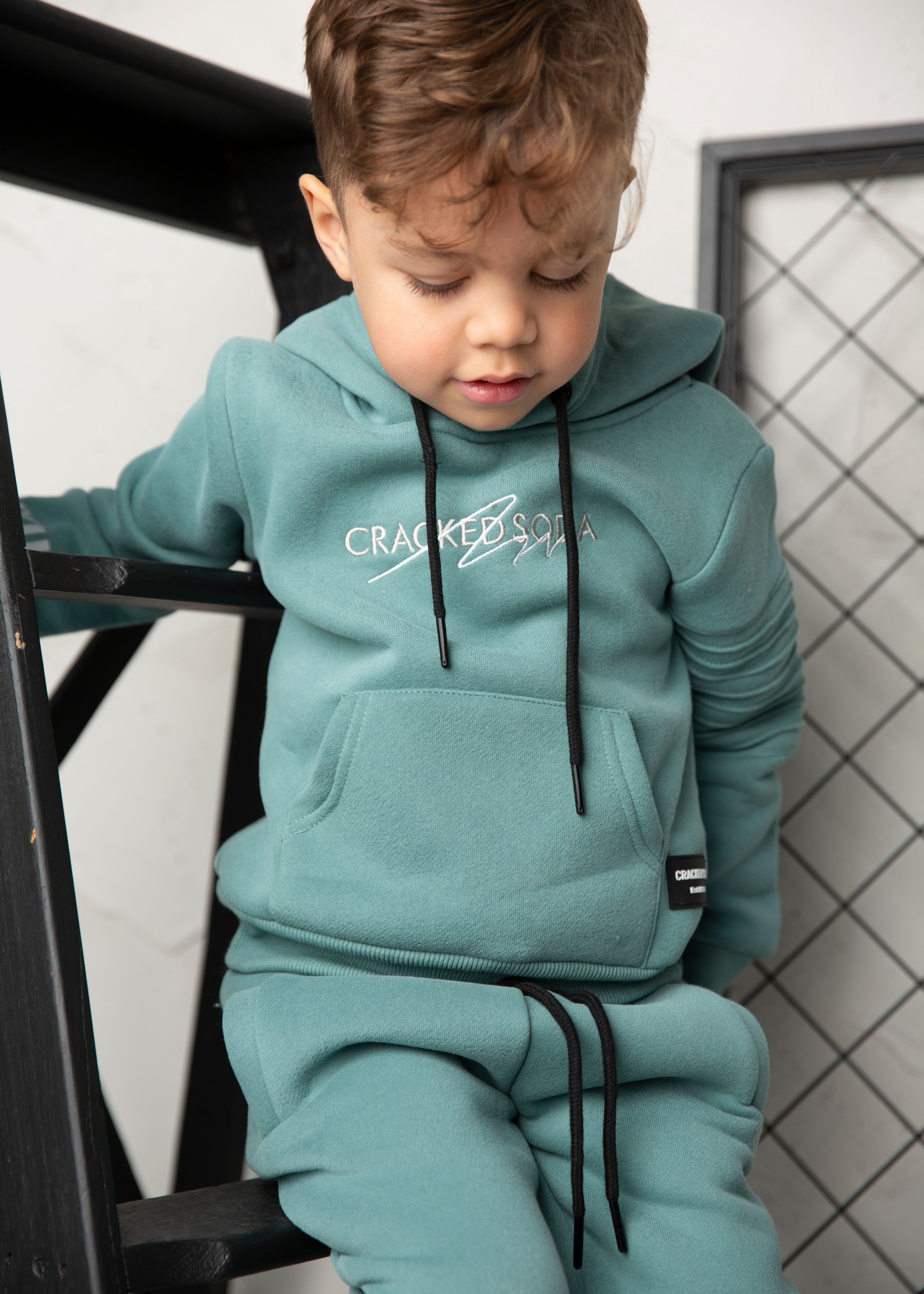 Charlie Hoodie & Trackpant Set-Cracked Soda