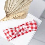 Poppy Check Headband