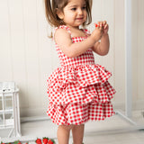 Berry Bliss Ruched Dress