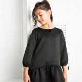 Cleo Detailed Black Dress