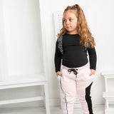 Cleo Detailed Frill Long Sleeve Top - Black
