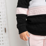 Cleo CS Embossed Crew - Black