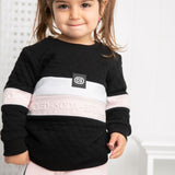 Cleo CS Embossed Crew - Black